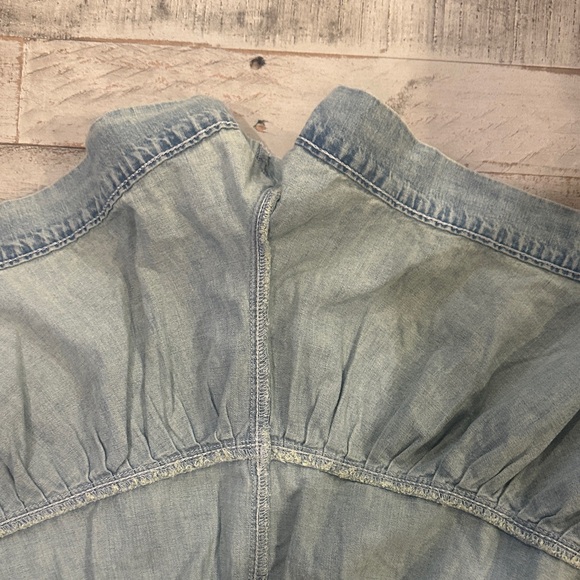 We The Free Fleur Denim Shorts Belle Blue sold out online NWT - Picture 6 of 9